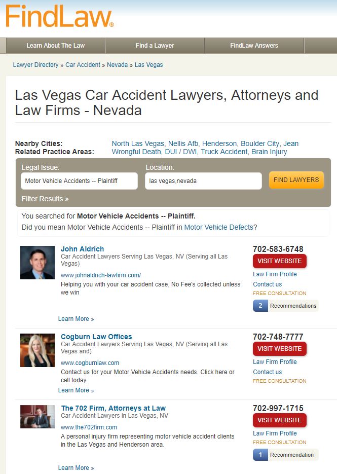 FindLaw Lawyer Directory