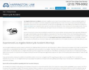 Example of a Law Firm Service Page